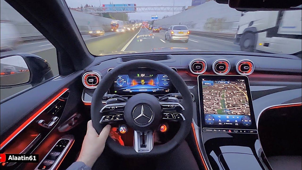 THE NEW MERCEDES GLC63 S AMG E 2024 TEST DRIVE