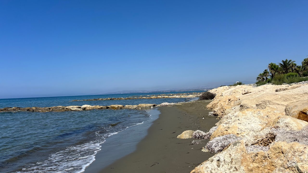 Pervolia in Larnaca Cyprus Quiet Secluded Beach #cyprus