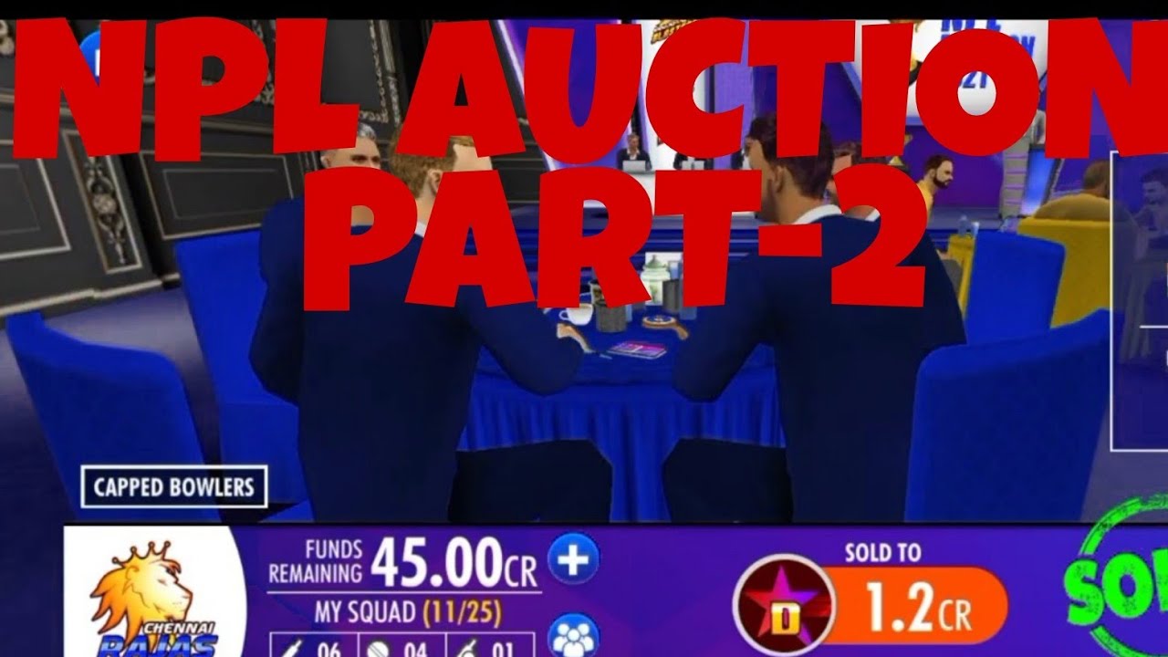 wcc3 npl auction gameplay | wcc3 npl unlock|| npl 2022