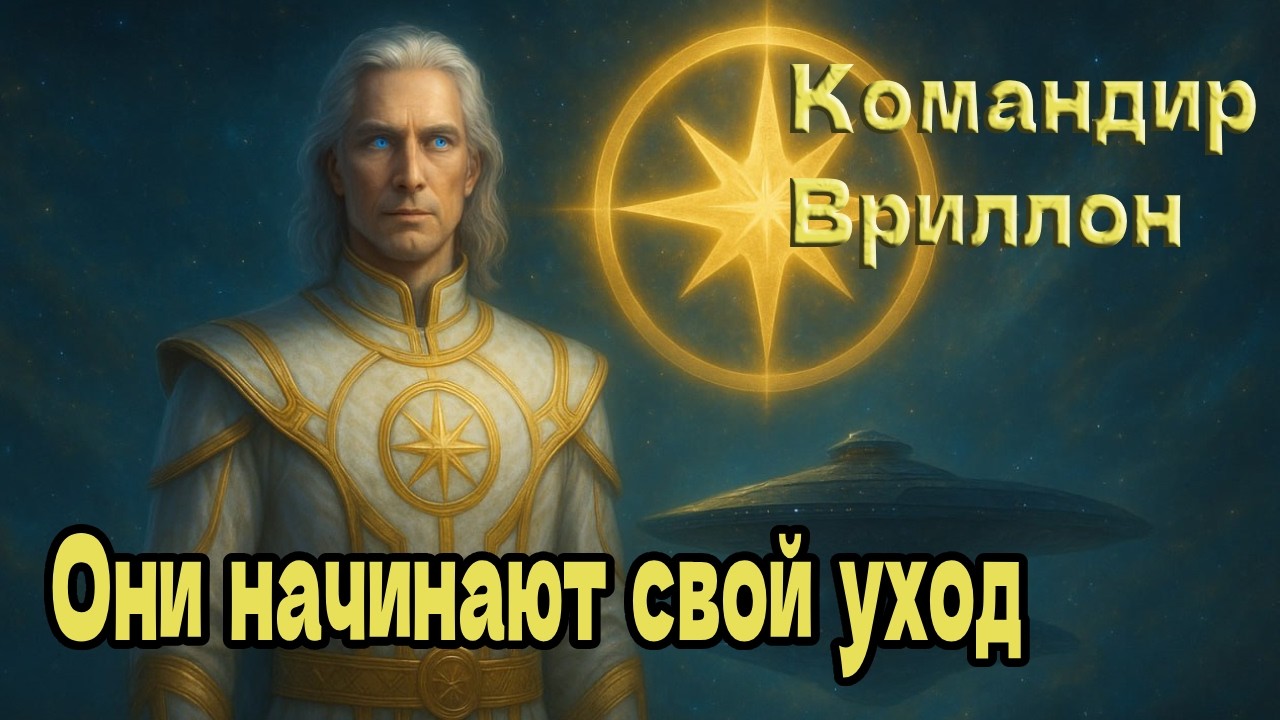 Они начинают свой уход ~ Командир Вриллон из Галактического командования Аштара