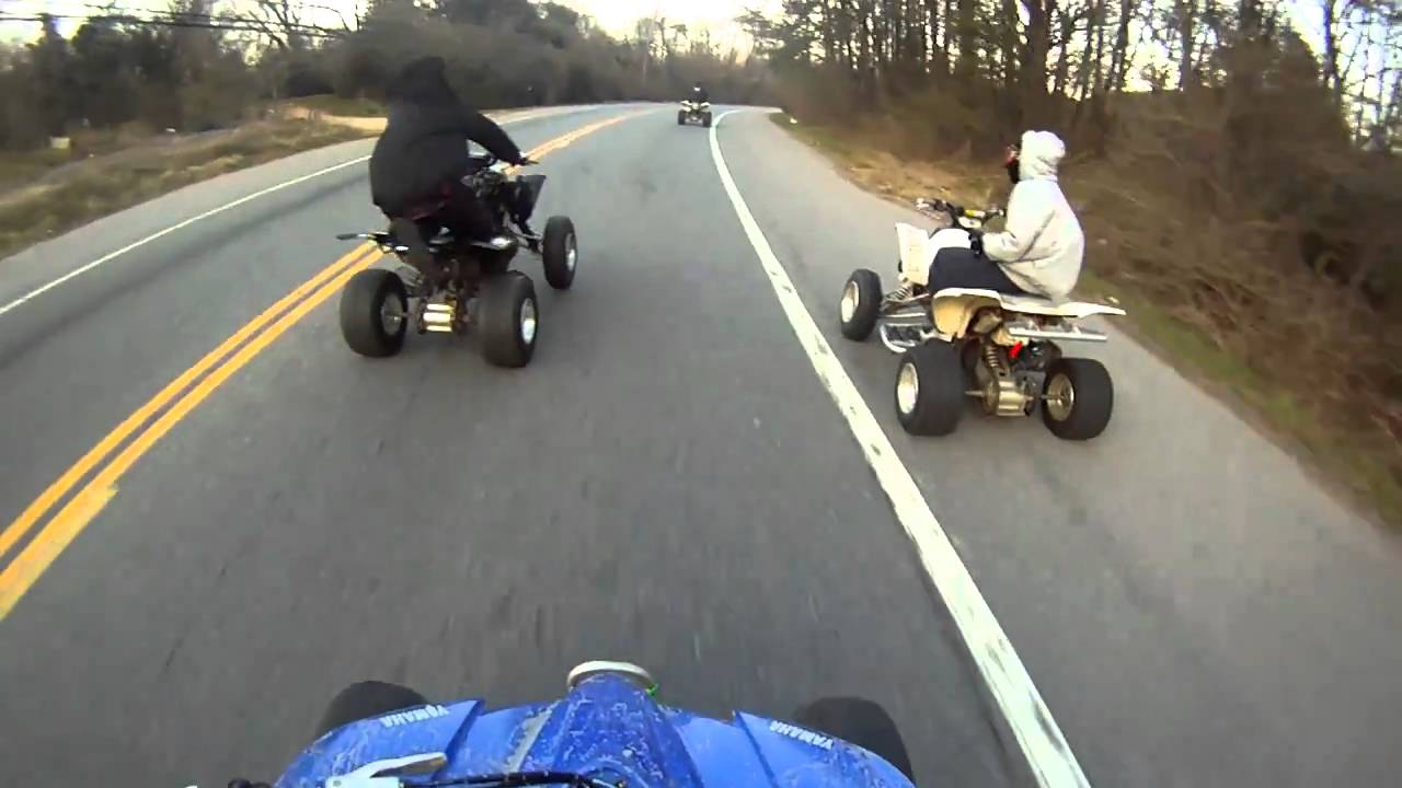 YFZ450, 700, 660, yz85 street riding Pt. 5