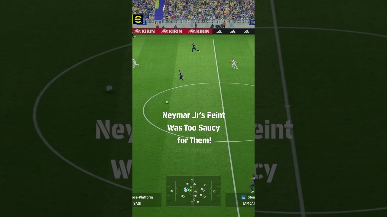 Neymar Jr&rsquo;s Feint Was Too Saucy for Them #neymar #efootball #steam #pc #efootball2025 #marseilleturn