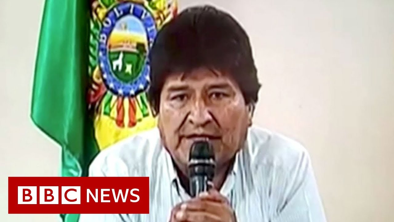 Bolivia's president announces resignation - BBC News