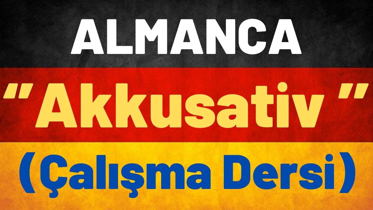 Ders 22/Almanca A1Temel Seviye / Akkusativ #almancaogreniyorum #almanya #deutscha1