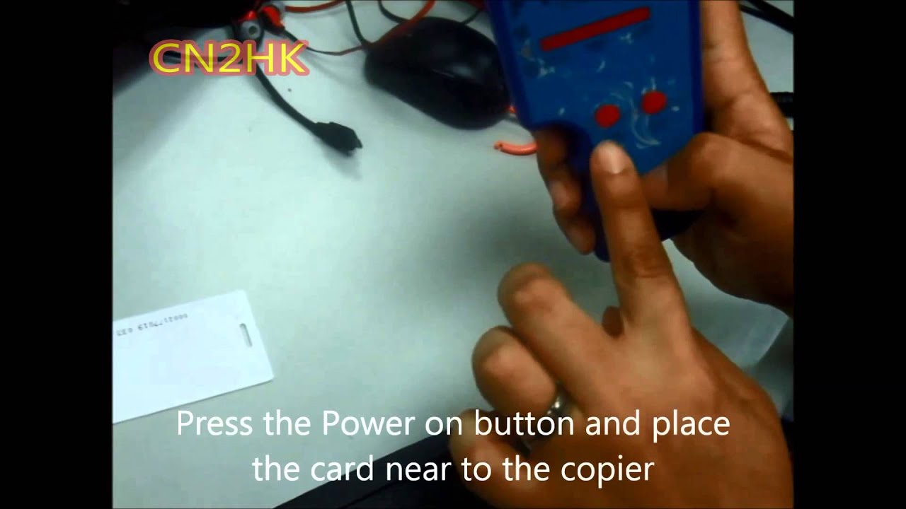 RFID 125KHz EM4100 Card Copier/Duplicator DEMO with 4305/T5557 re-writable tags