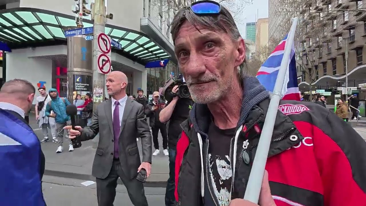 Protestors on the Streets of Melbourne