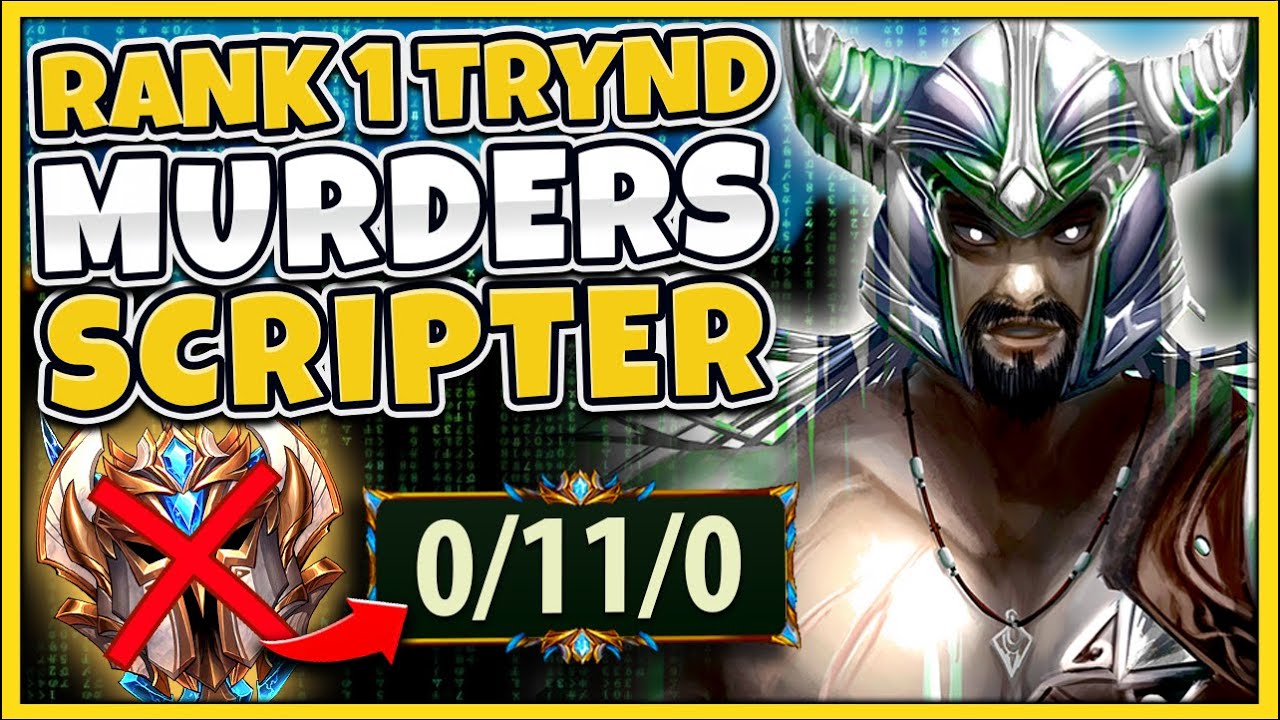 #1 Tryndamere World MURDERS a CHALLENGER SCRIPTER (Flawless Gameplay) - League of Legends
