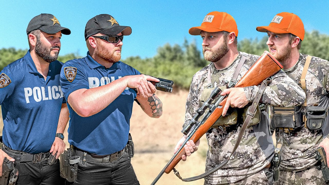 POLICE vs. HUNTERS - Who's The Deadliest Shot?