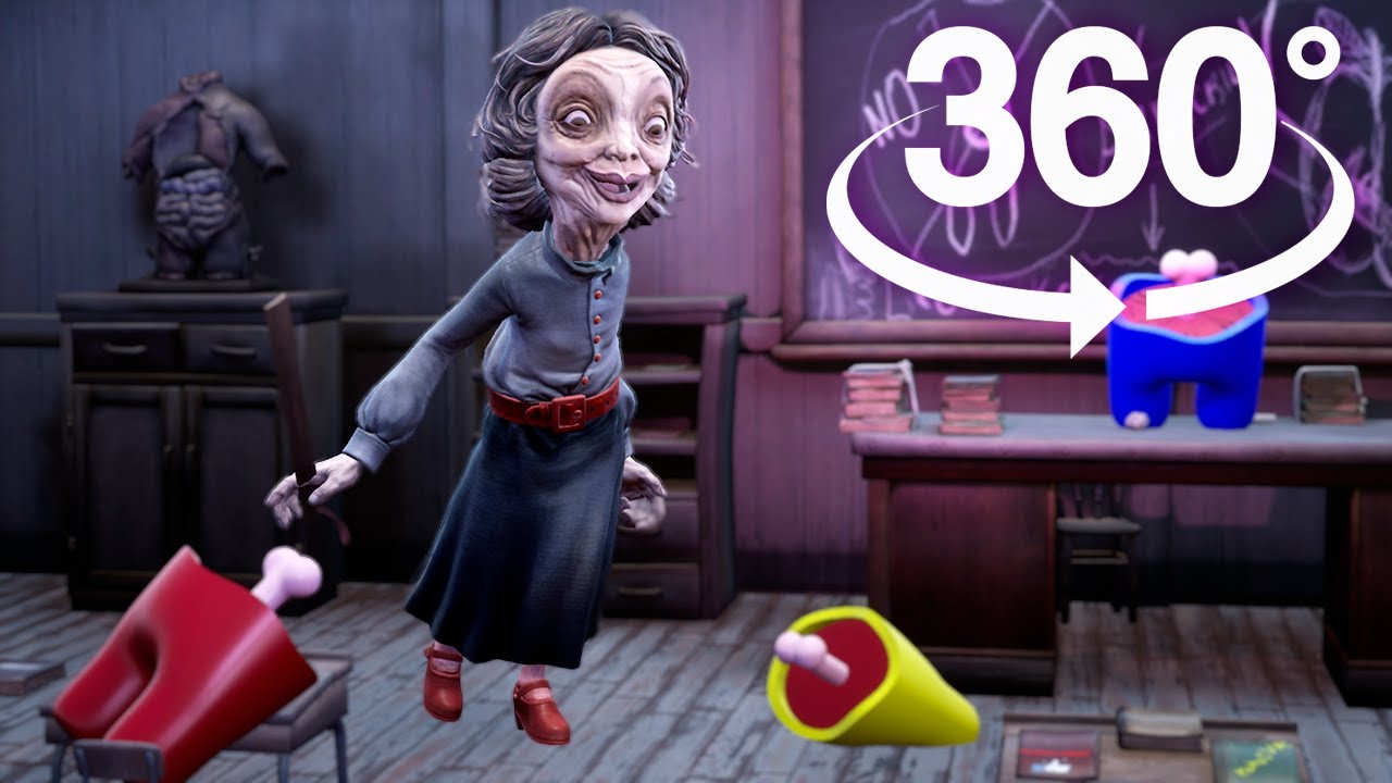 Escape the TEACHER #2 in VR 360&deg;  Little Nightmares 2