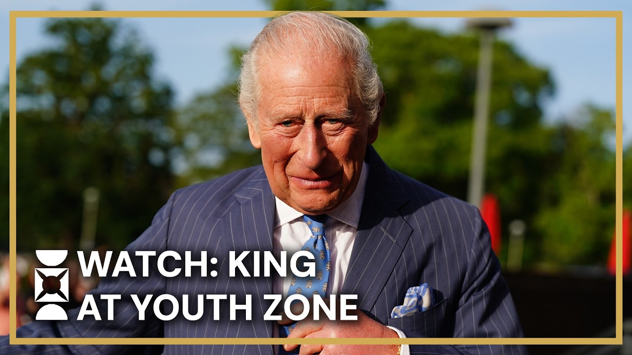 WATCH: King Charles Meets Active Young People and Visits Community Hub