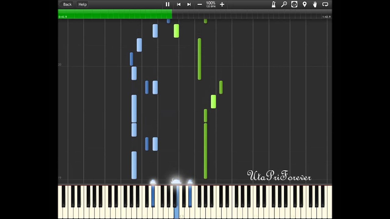 [Synthesia] (TV Size) Ichinose Tokiya - Nanairo no Compass (My Sweetest Love) [Uta no Prince-Sama]