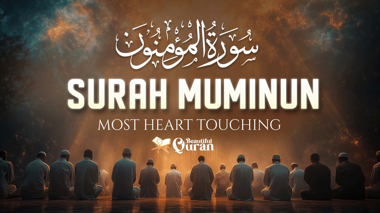 Surah Muminoon سورة المؤمنون | Peaceful Lofi Quran Recitation for Ultimate Sleep | #lofiquran