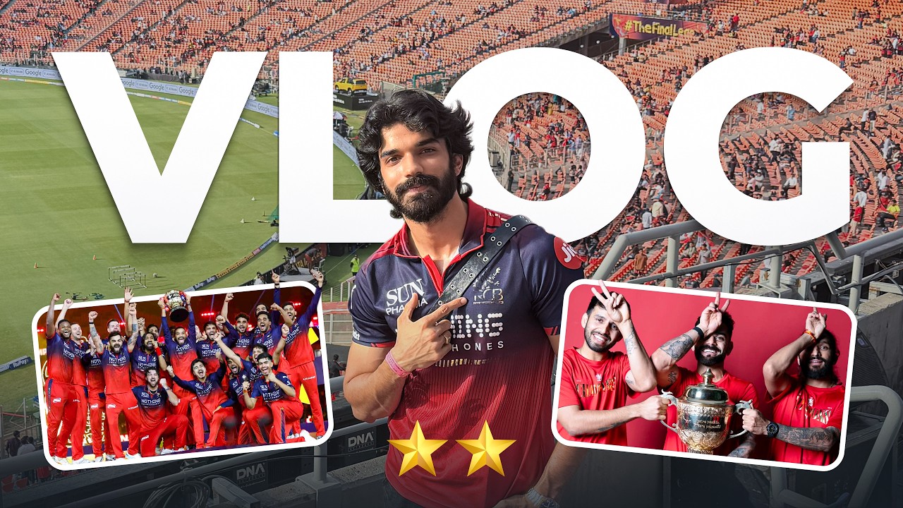 RCB VS GT FINAL : WE ARE CHAMPIONS AGAIN - VLOG 155