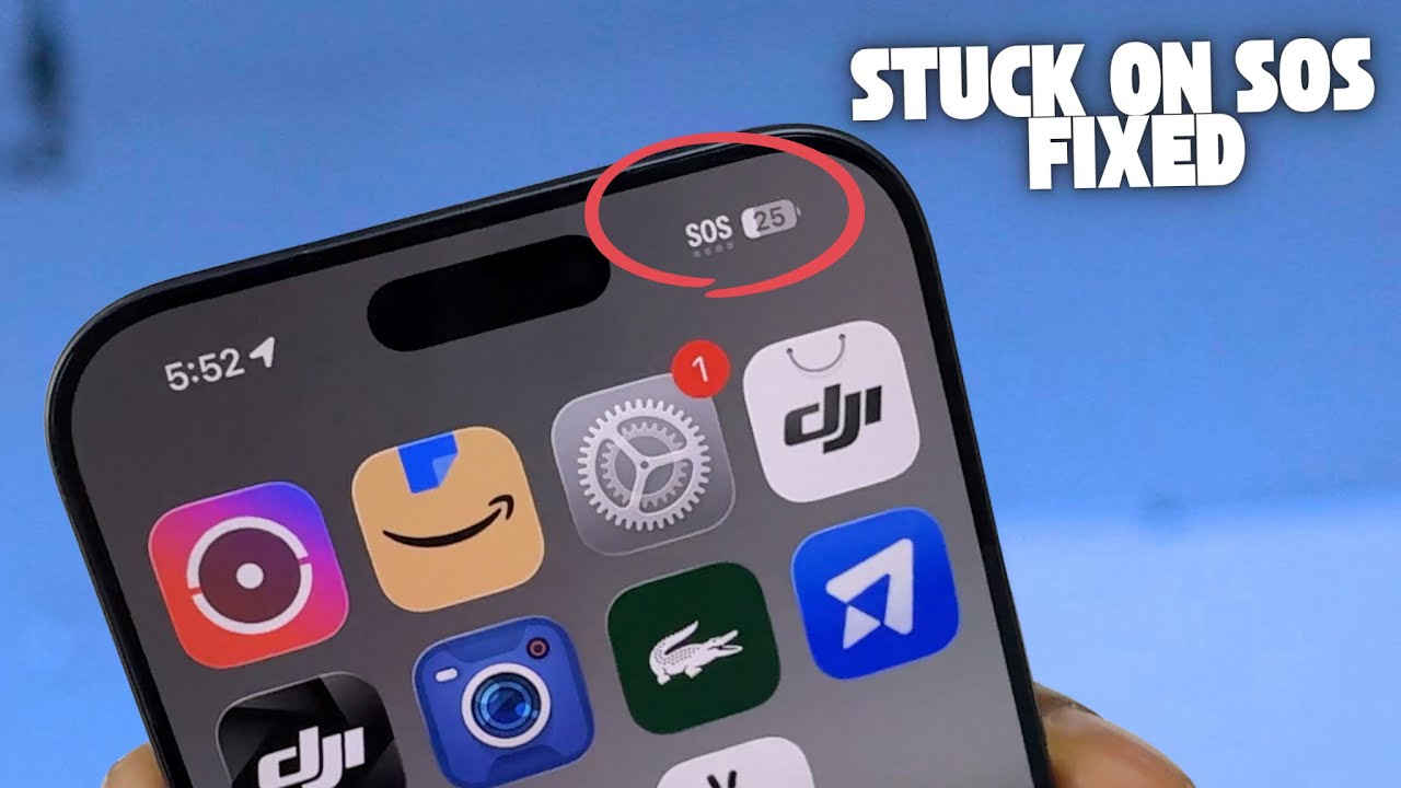 Как исправить проблему с iPhone, зависшим в режиме SOS / Нет сигнала / Только экстренный вызов