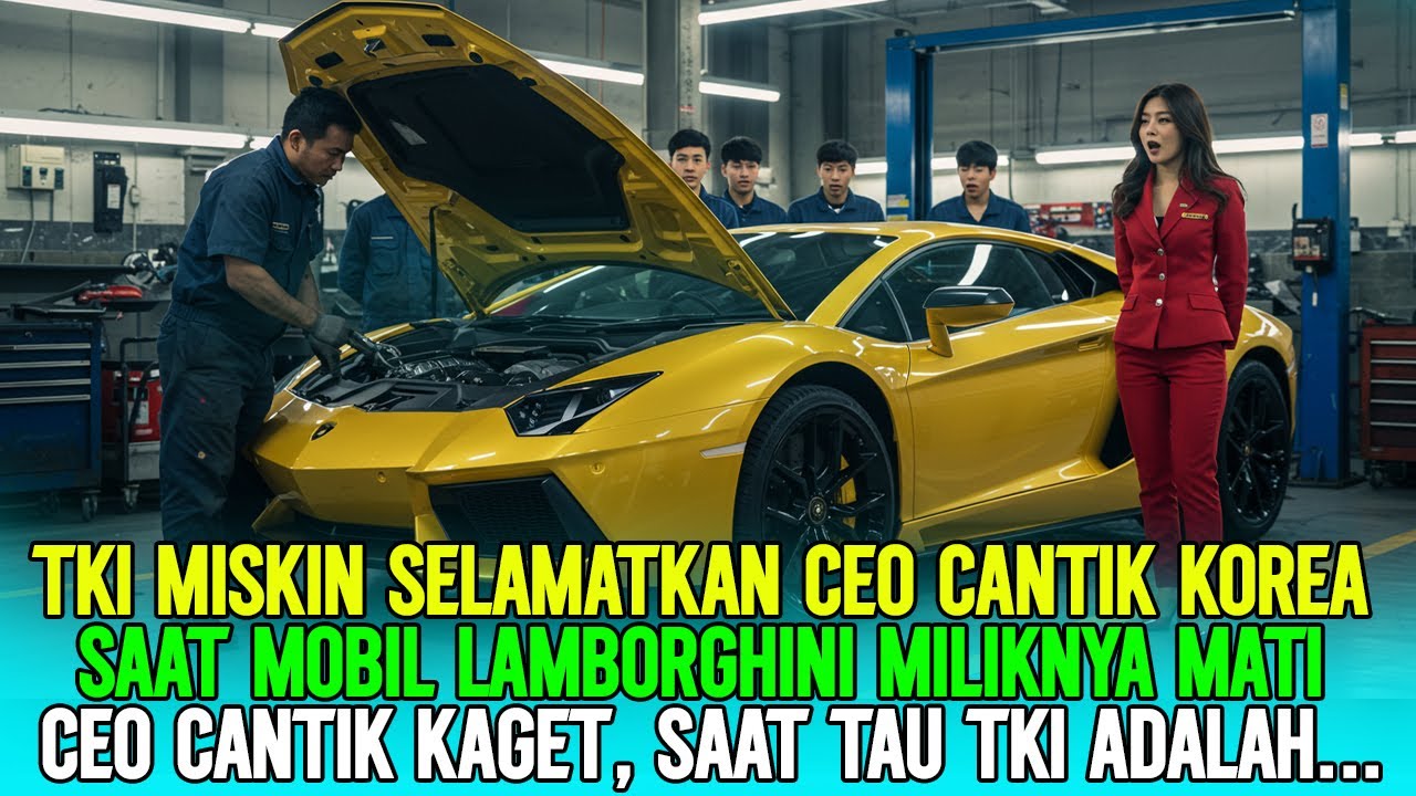 TKI YANG DICACI MAKI‼️TKI INI SELAMATKAN CEO CANTIK KOREA SAAT MESIN LAMBORGHININYA YANG MATI TOTAL