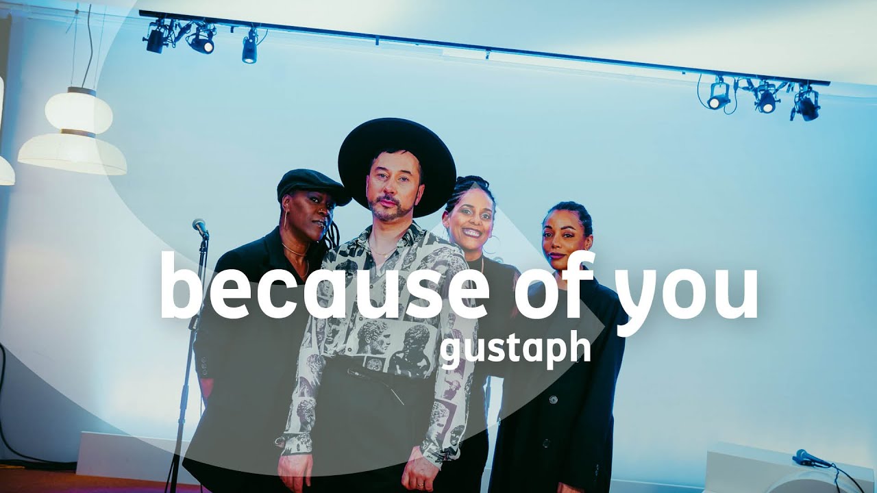 Gustaph zingt 'Because Of You' live in de Radio2-loft