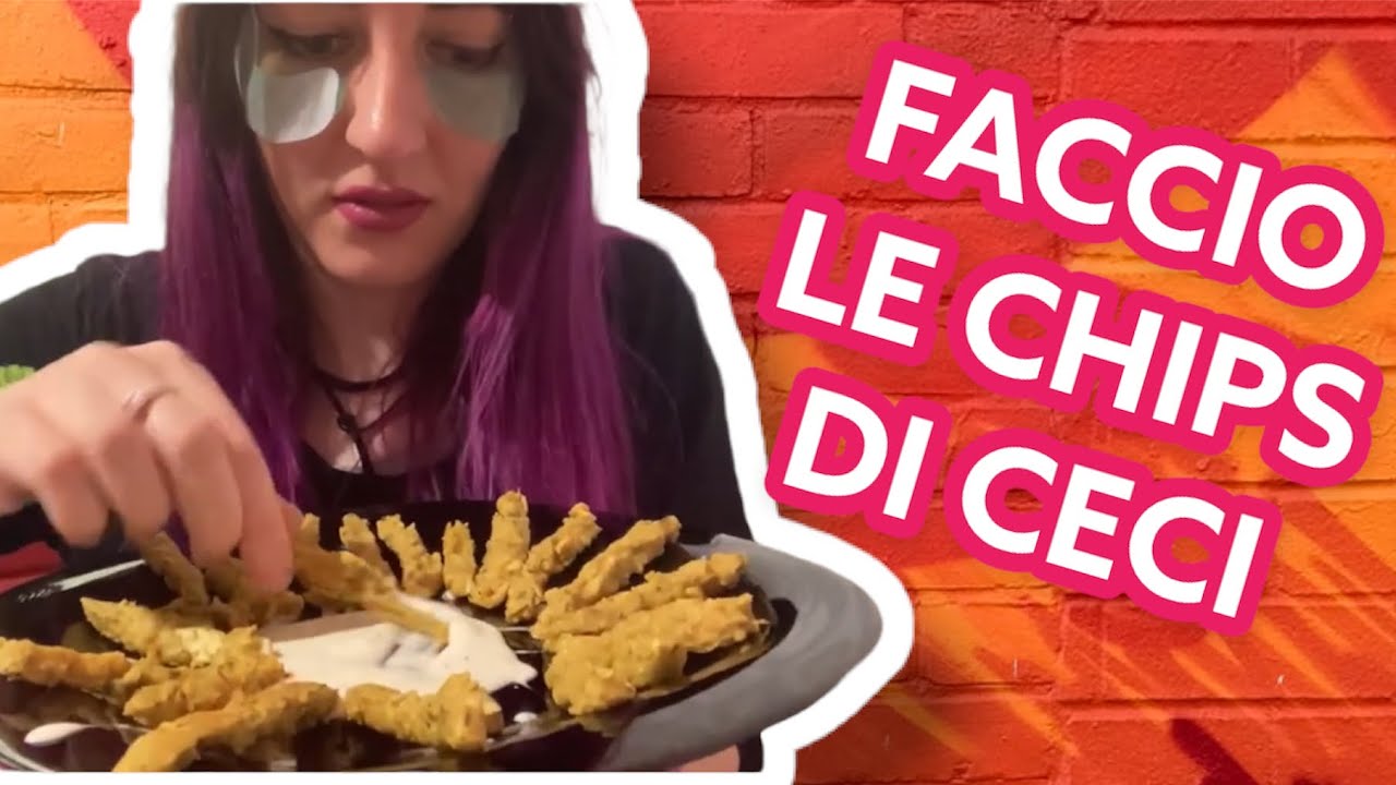 Faccio delle chips croccanti di ceci! Buonerrime