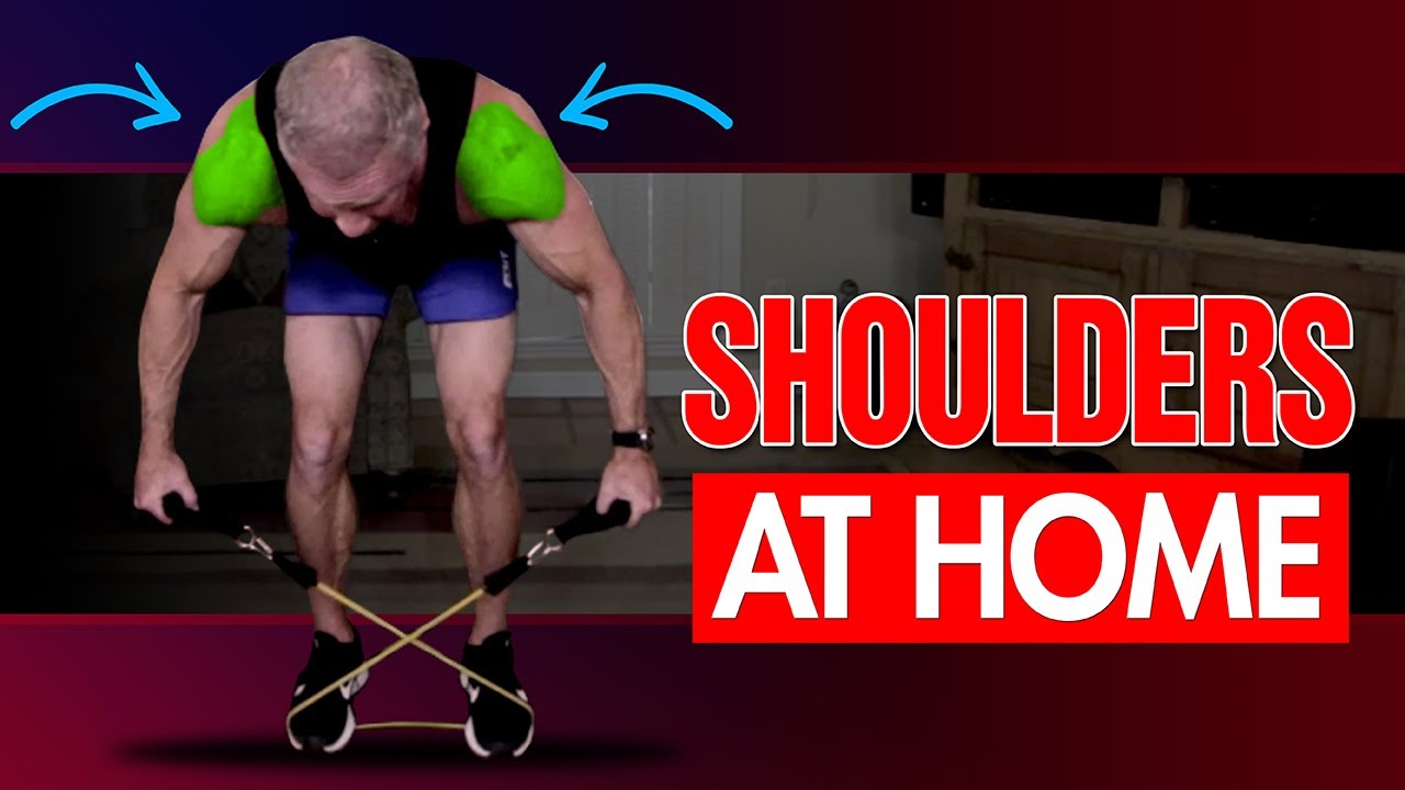 At Home Resistance Band Shoulder Workout (For Beginners!)