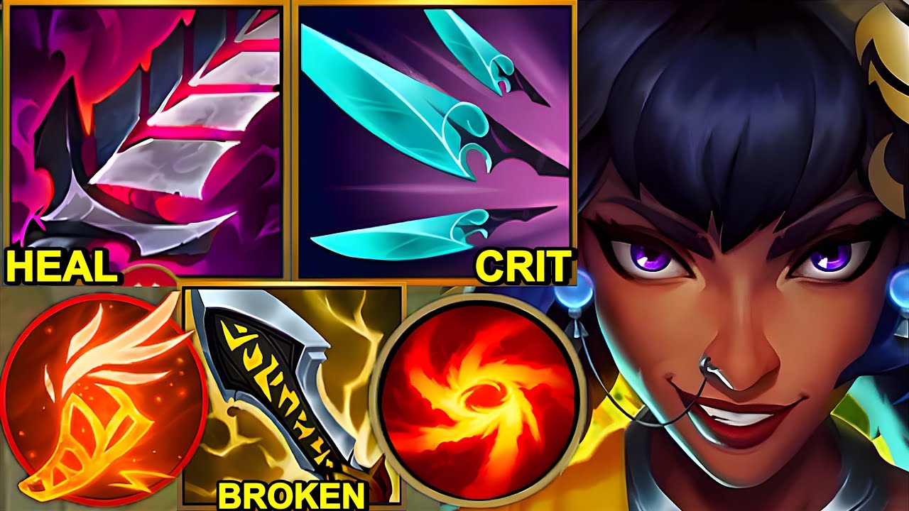 Wild Rift China Nilah Jungle - 22KILL PENTA!? WINRATE80% Broken Crit Nilah Build Runes
