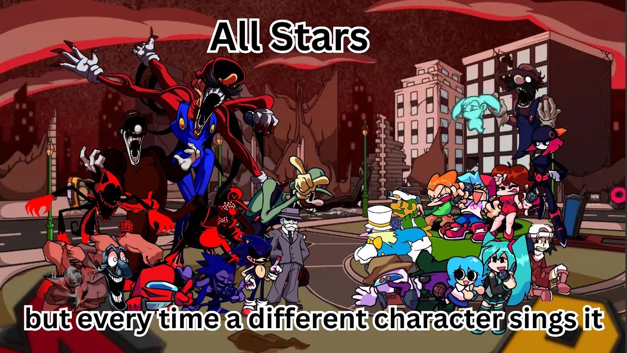 All Stars but every time a different character is used(BETADCIU)(+FLP)