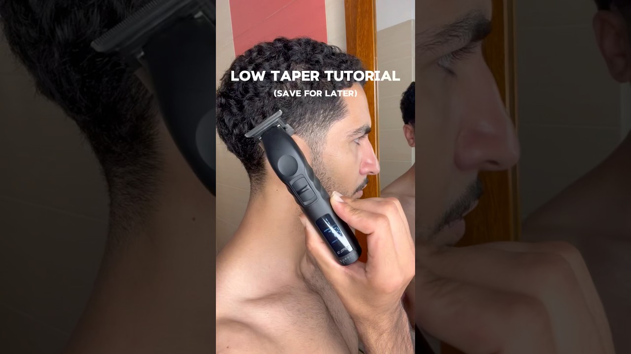 How To Cut Your Own Hair: Low Taper Fading Guide #selfcut #selfcare #barber