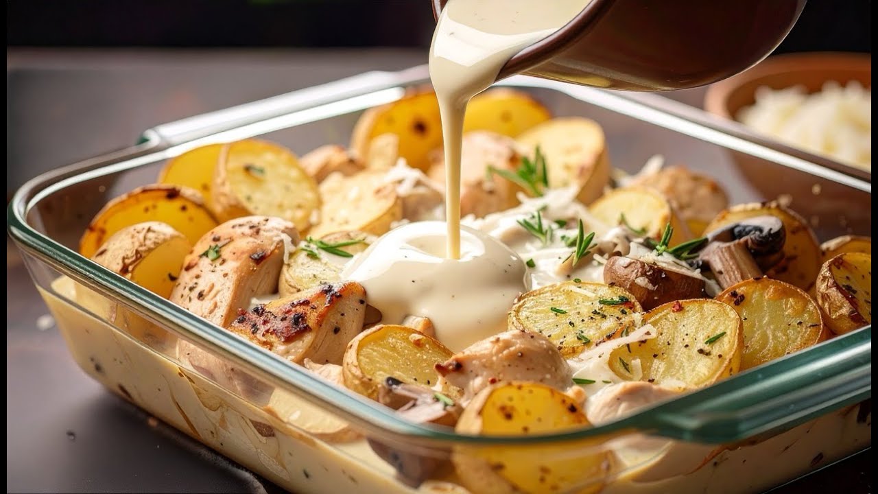 Картофельная курица за 15 минут! Семейный рецепт моей бабушки