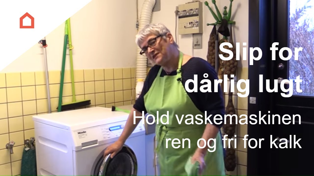 Slip af med dårlig lugt i vaskemaskinen