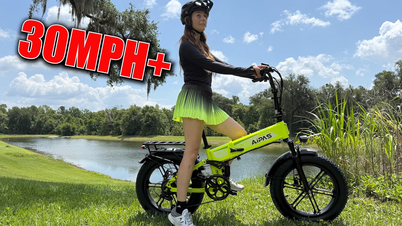 СЛИШКОМ БЫСТРЫЙ! Складной электровелосипед Aipas F3 Max Adventurer | Тест-драйв и сборка
