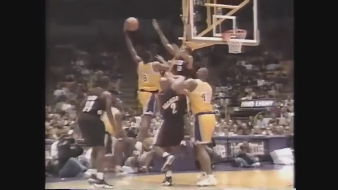 Kobe Bryant 26 Points 4 Ast 3 Stl Vs. Trail Blazers, 1997-98.