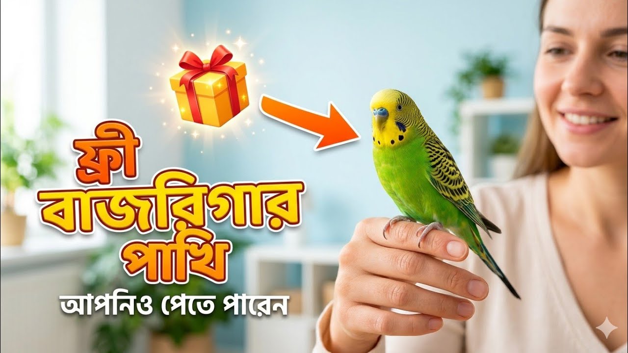 আপনি পেতে পারেন বাজিগর পাখি ফ্রী  🎁 | সত্যিই ফ্রি😲