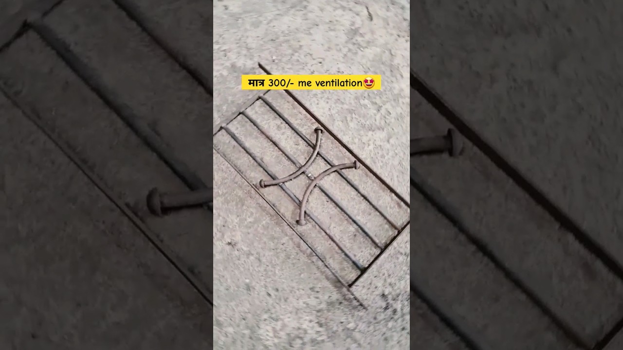 Only 300/-Rs iron Vantilation #vantilat&ouml;r #grilldesign #shortvideo #fabrication