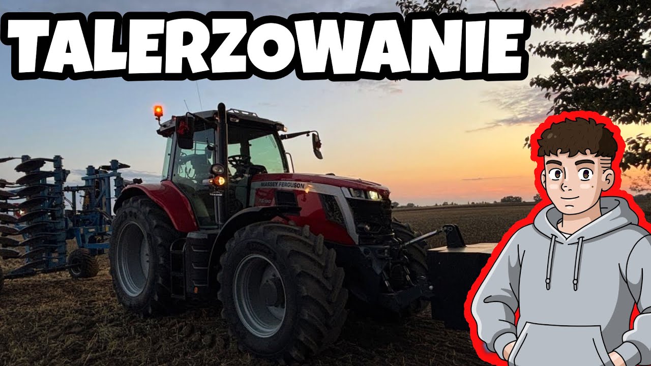 TALERZOWANIE PO JĘCZMIEŃU ‼️🔥MASSEY FERGUSON S7.190🎥AGROSMERF 😎