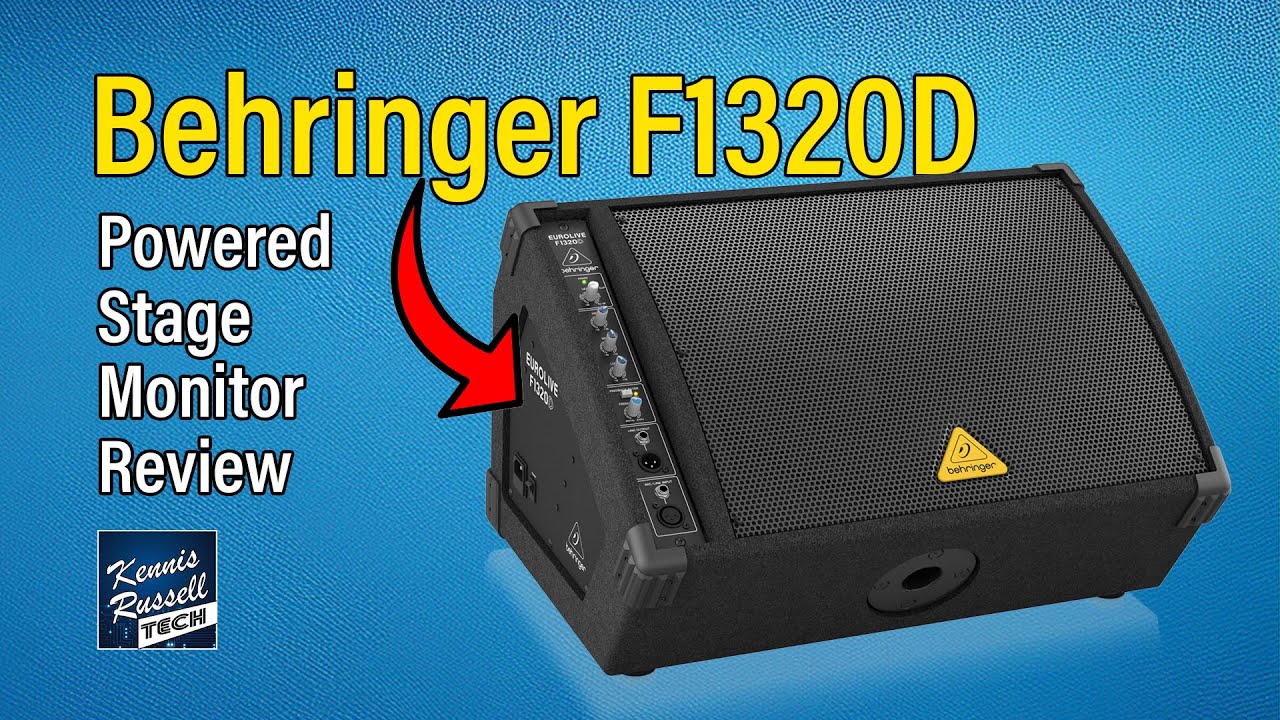 Обзор активного напольного монитора Behringer F1320D