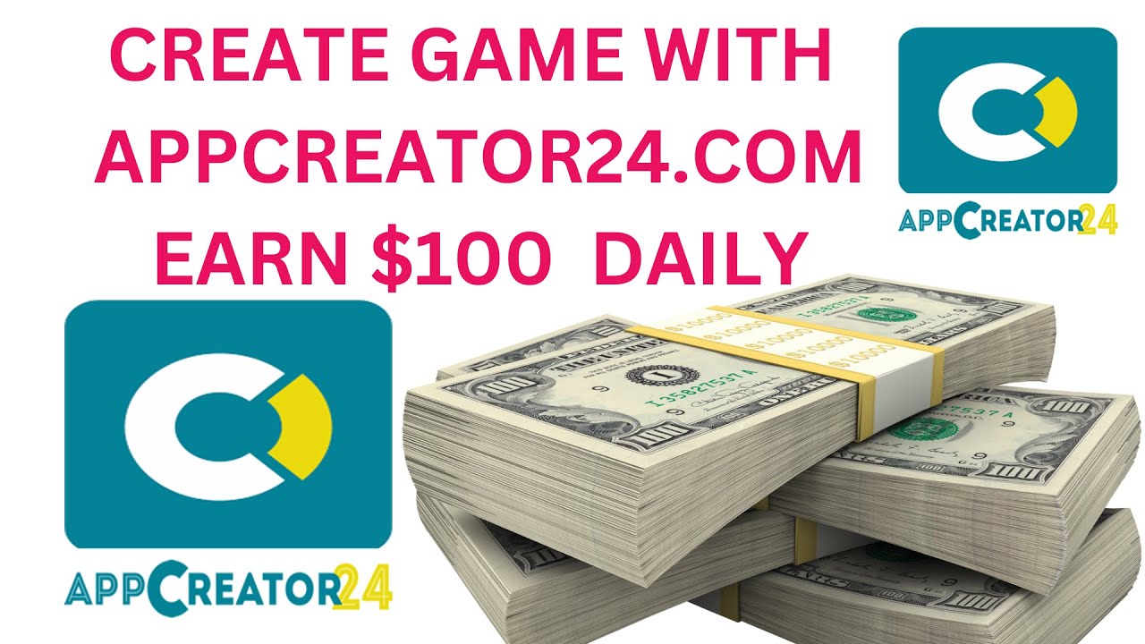 Create a Game App and Make Money from It for Free!// AppCreator24 tutorial 2025
