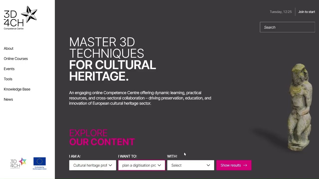 3D-4CH Online Competence Centre now live!