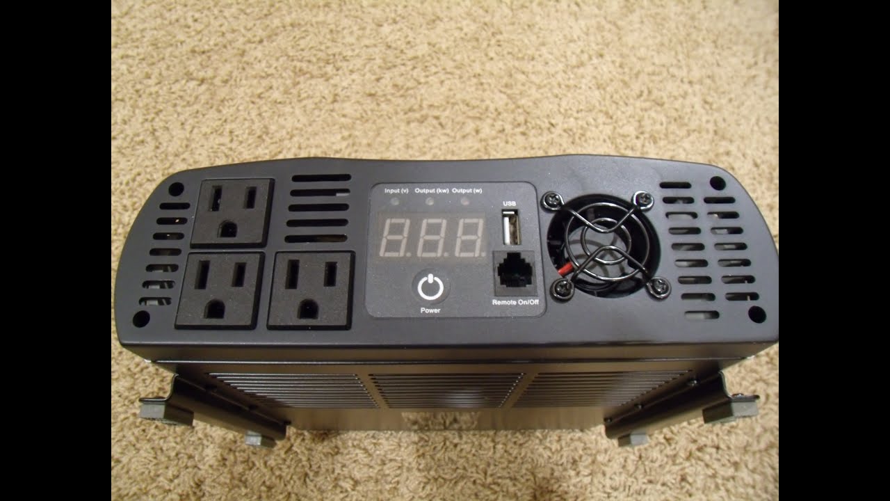 Cobra 2500 Watt Inverter CPI2575 Unboxing and Review - Review part 1/2