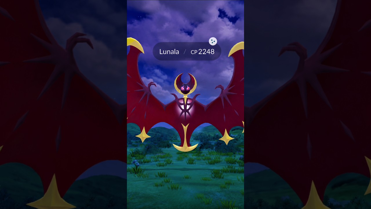 ✨First Ever✨ Shiny Lunala In Pokemon Go| Luck 🍀