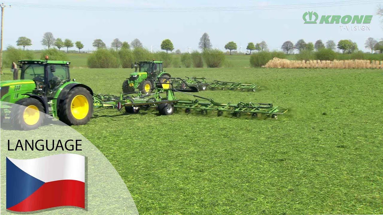 KRONE Tažené rotorové obraceče KWT s podvozkem 2019 (KWT 1300/1600/2000)