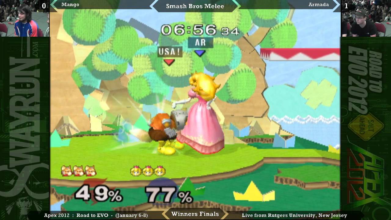 Apex 2012 - Melee Singles: Mango (Fox) vs. Armada (Peach) WF