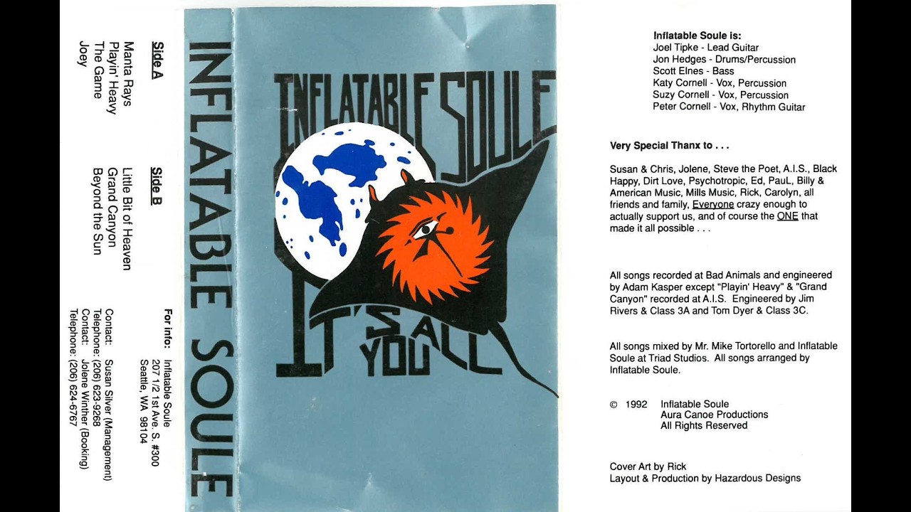 Inflatable Soule (Seattle) ~ 04 Joey ~ Manta Rays (1992)