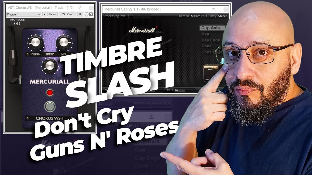 Gabinete para Guitarra / Simulação Marshall e Pedal Chorus / #ProduçãoMusicalFácil