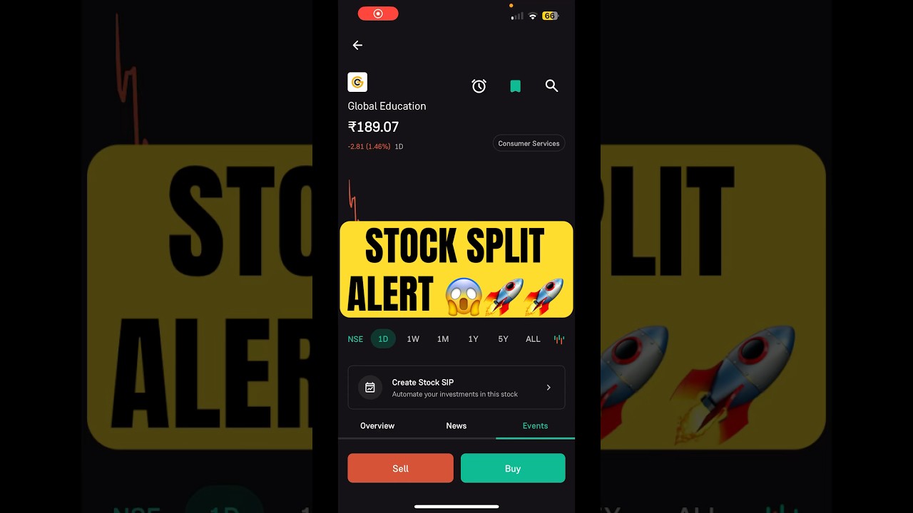 “💰 Global Education Stock Split Alert! 🚨” 