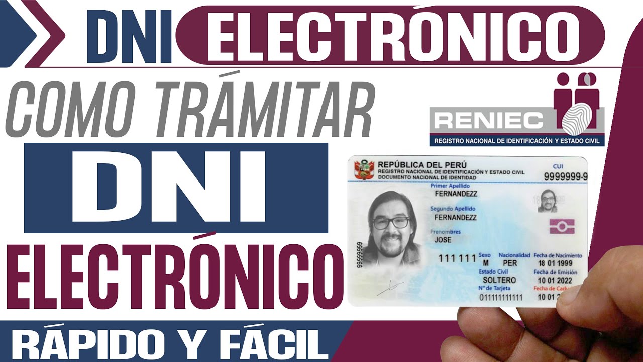 COMO TRAMITAR TU DNI ELECTRONICO | RENIEC