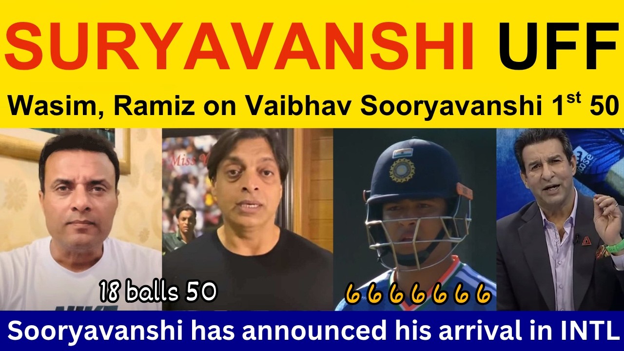 Pak media getting fan of Vaibhav Suryavanshi 50 (19) today | Vaibhav Sooryavanshi batting Pak react