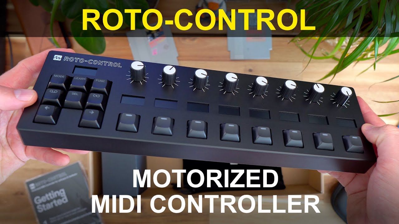 First-Ever Motorized MIDI Controller? Roto Control Unboxing & Demo