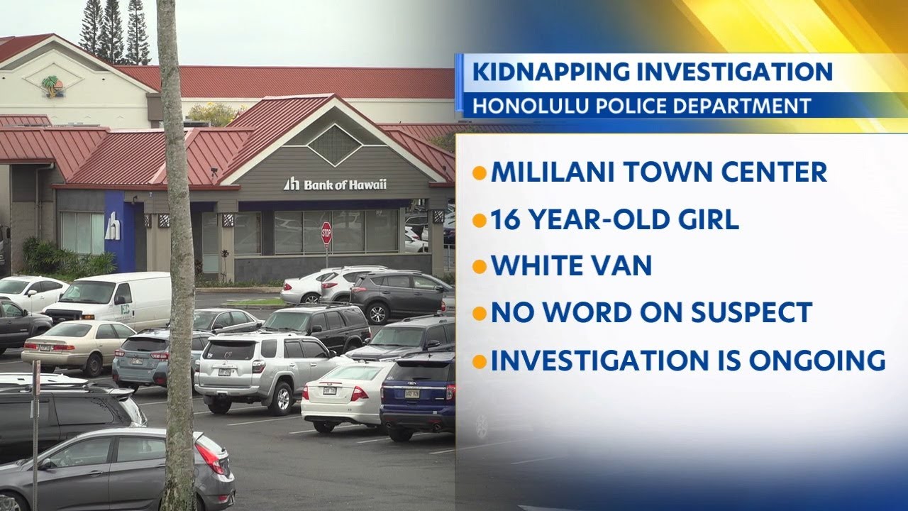 HPD investigating reported kidnapping case in Mililani