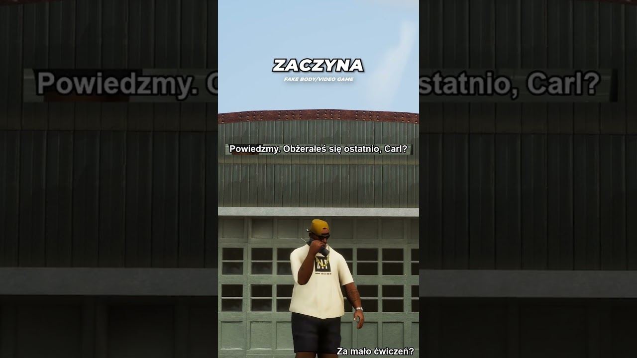 CJ JEST ZA GRUBY, ABY ROZPOCZĄĆ TĄ MISJE - GTA SAN ANDREAS #shorts
