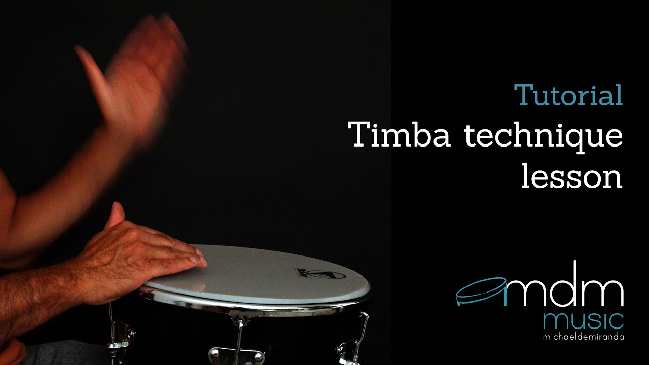 Timba (timbal) technique free lesson by Michael de Miranda