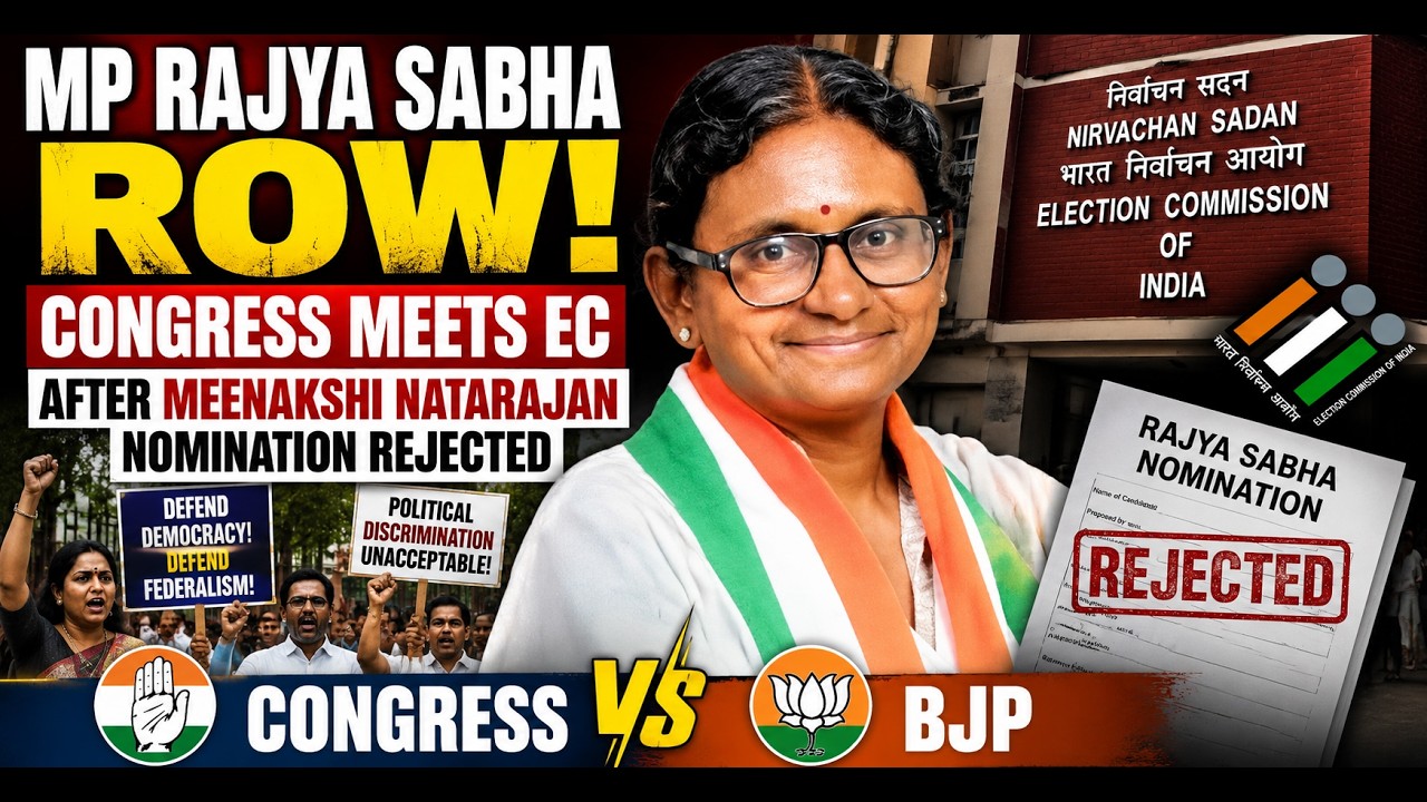 MP Rajya Sabha Row: Congress Meets EC After Meenakshi Natarajan Nomination Rejected