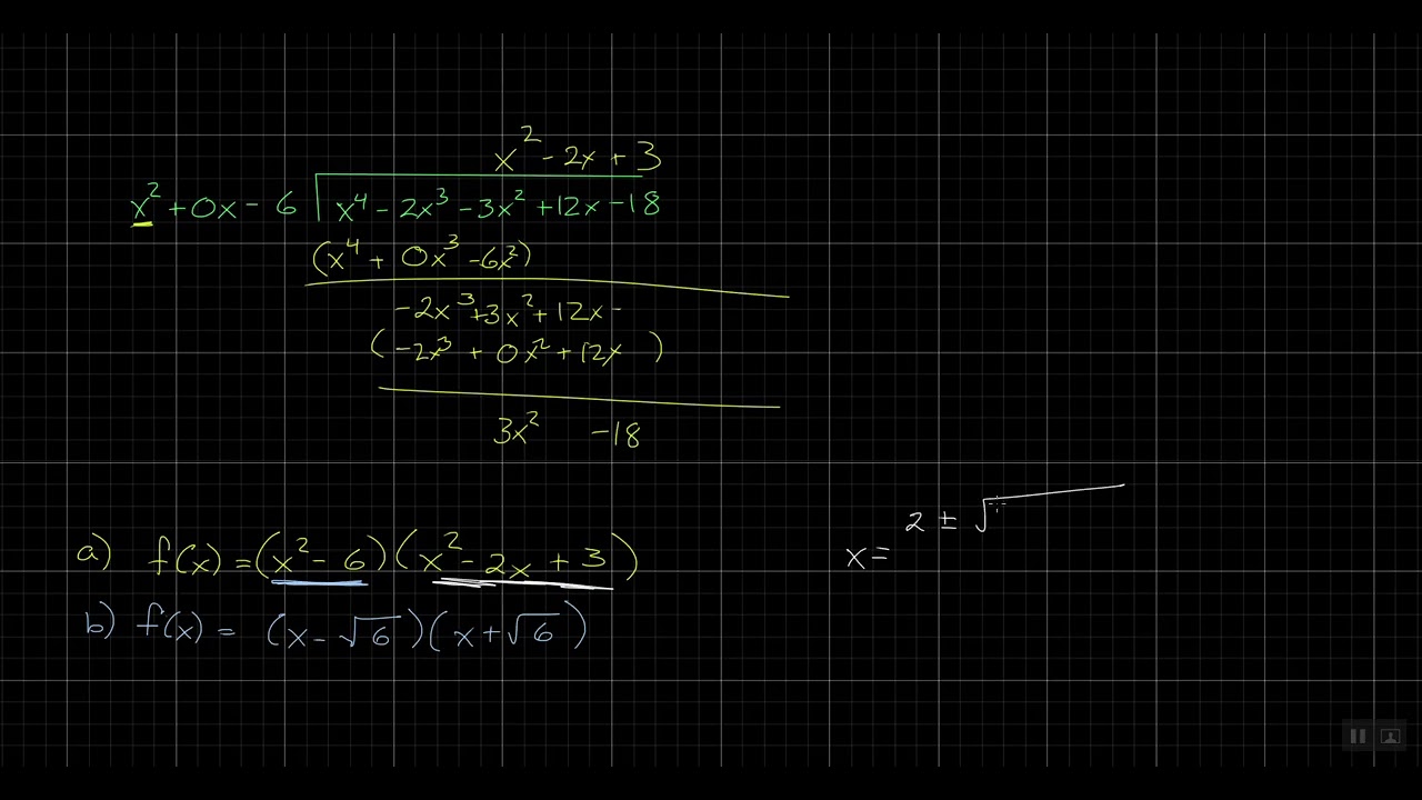 Precalc Lesson 2.5.4 - Descartes Rule of Signs (10/21/24)